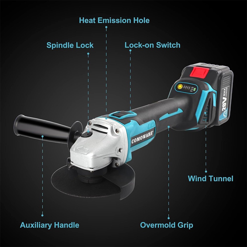 Support Pan European-125mm Angle Grinder Battery Cut-Off Grinder Grinder Flex For