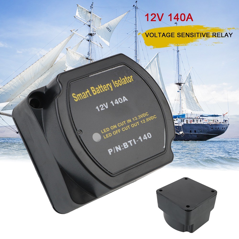 Support Pan European：12V 140A Fully Automatic Battery Isolator Relay BSR VSR Charging Relay Car Camper