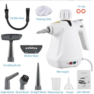 Support Pan European-1000W Handheld Steam Cleaner Steam Cleaner Multi-Cleaner High Pressure Cleaner 280ml
