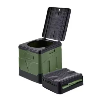Support Pan European 20L Camping Toilet Outdoor Portable Toilet Camping Toilet Foldable Dry Toilet