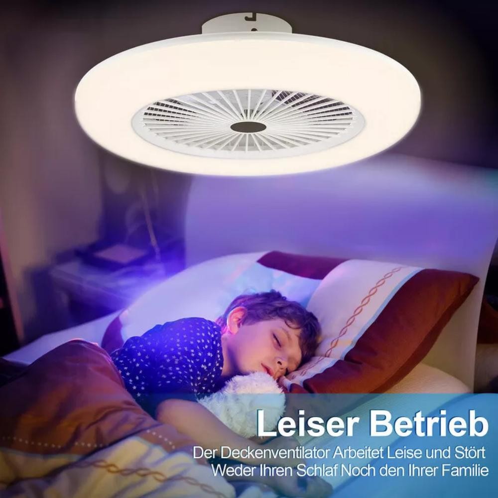 Support Pan European：30W Ceiling Fan With Remote Control Ceiling Lamp Lighting Lamp LED - E27