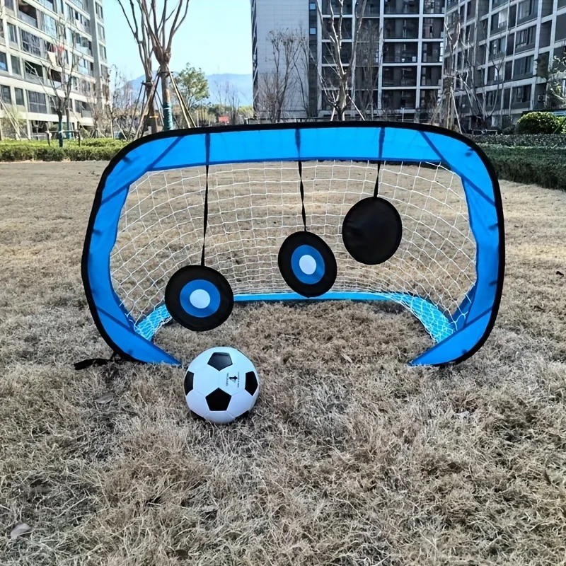 Support Pan European：4 In 1 Football Goal Pop-Up Soccer Goal Football Training... 3
