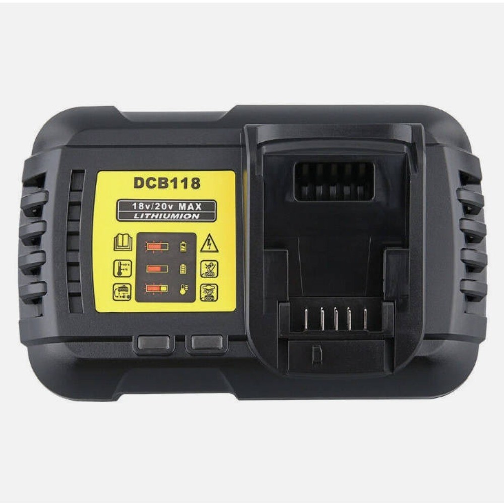 Support Pan European：For DeWalt DCB118 10.8V 14.4V 18V 20V Li-Ion DCB183 DCB182 Battery Fast Charger