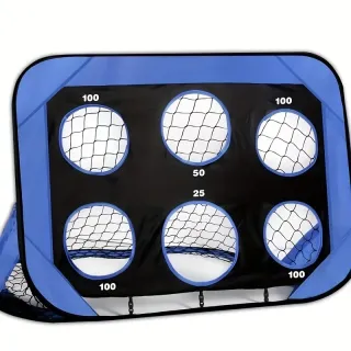 Support Pan European：4 In 1 Football Goal Pop-Up Soccer Goal Football Training Goal Net Carry Bag Kids