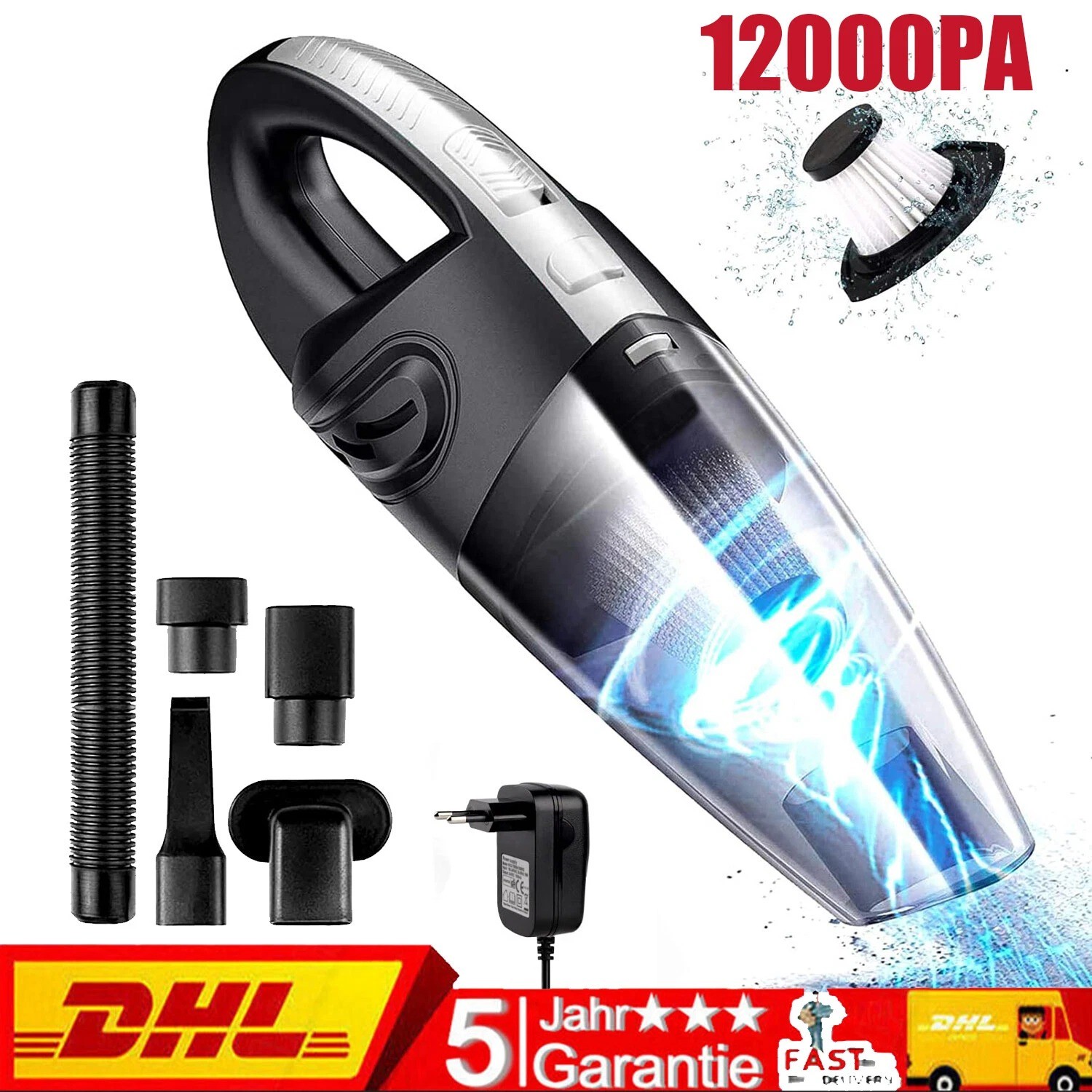 Support Pan European：120W Cordless Handheld Vacuum Cleaner Vacuum Cleaner Lithium Battery For Car Office Home