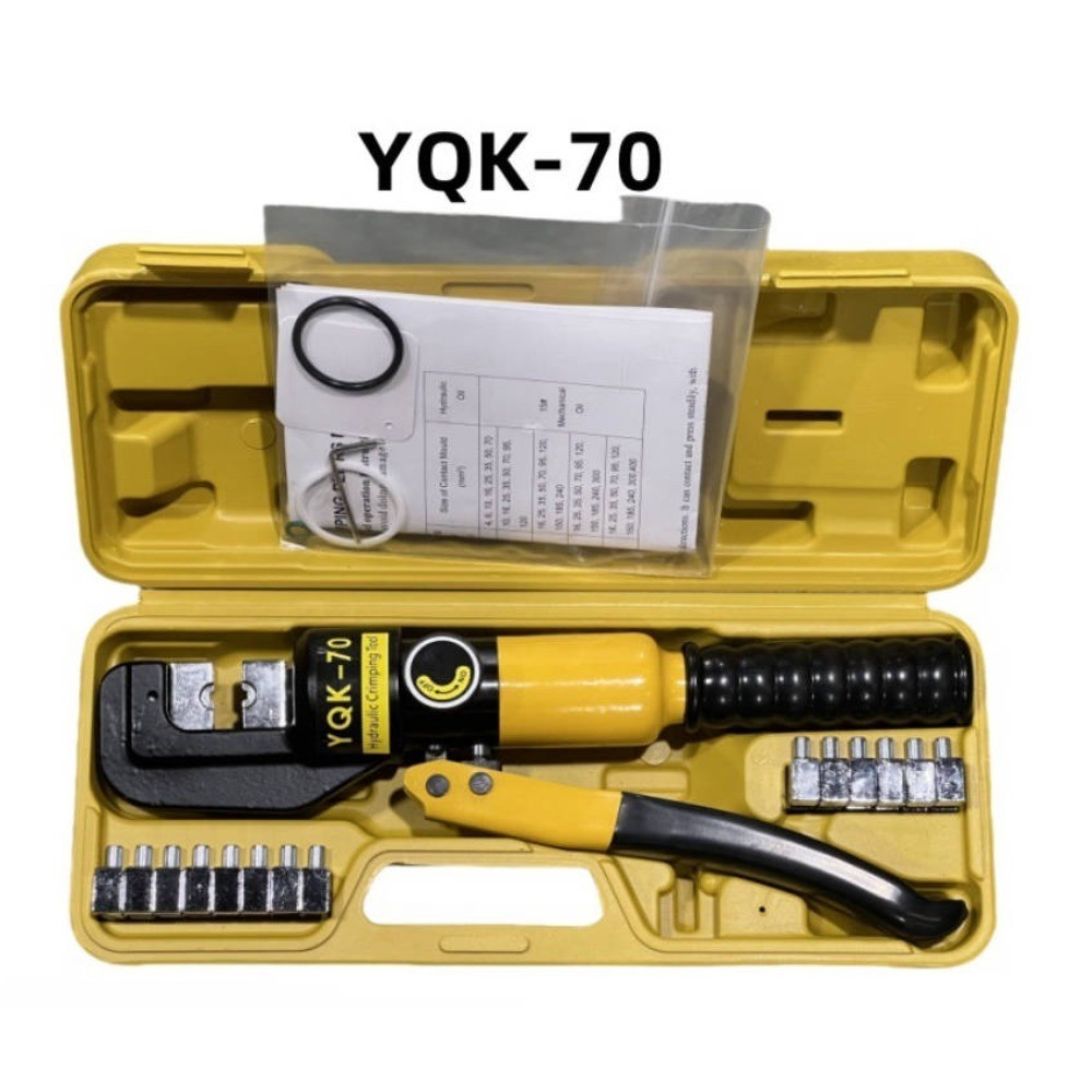 Support Pan European：Hydraulic Crimping Tool 4-70 Mm² Crimping Tool Cable Lugs Crimping Dies 10 Ton DHL