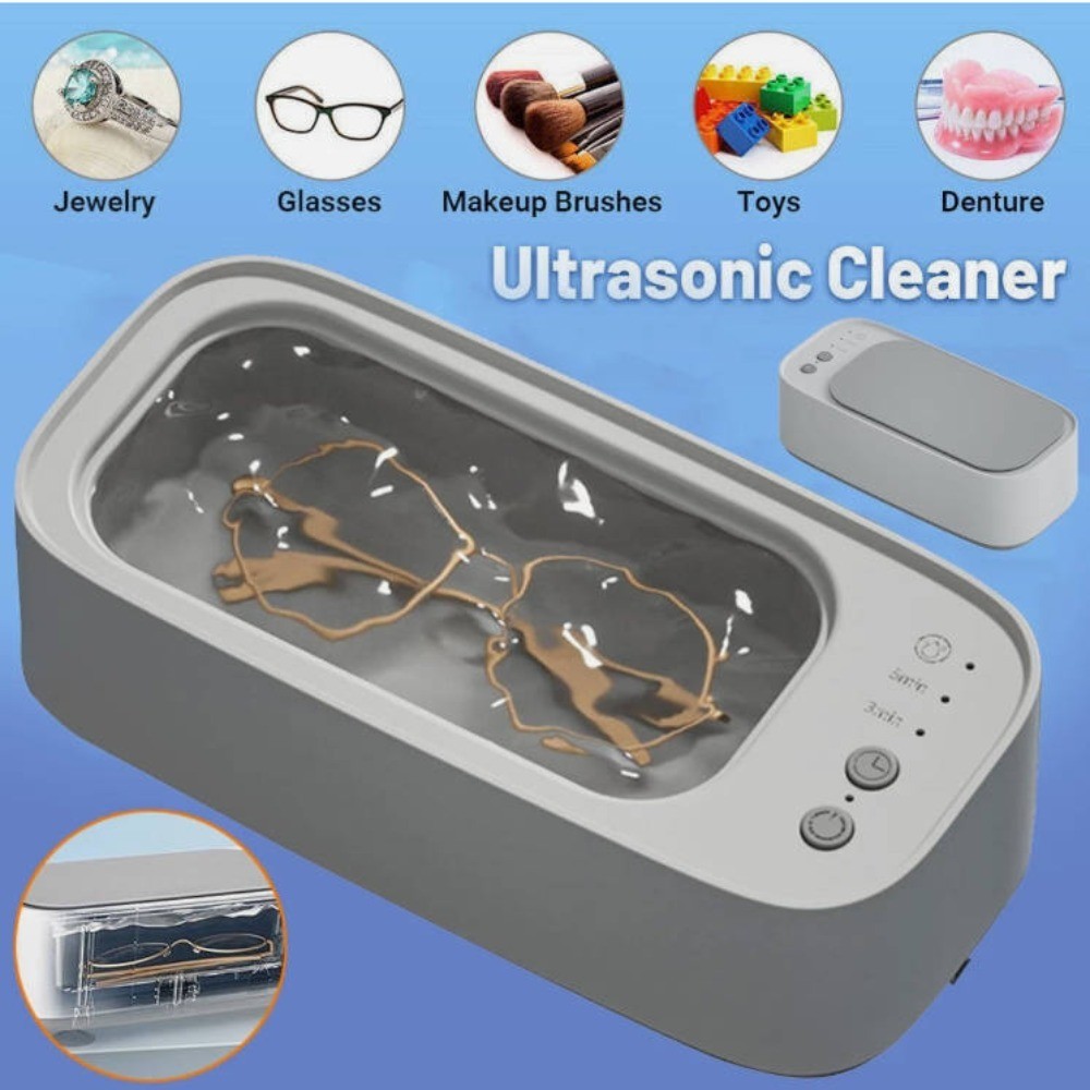 Support Pan European：Automatic Ultrasonic Cleaning Device Ultrasonic Cleaner Watches Glasses Jewelry