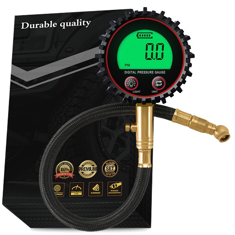 Support Pan European：Digital Tire Pressure Gauge Certified Air Pressure Tester Tire Inflator Manometer -DHL