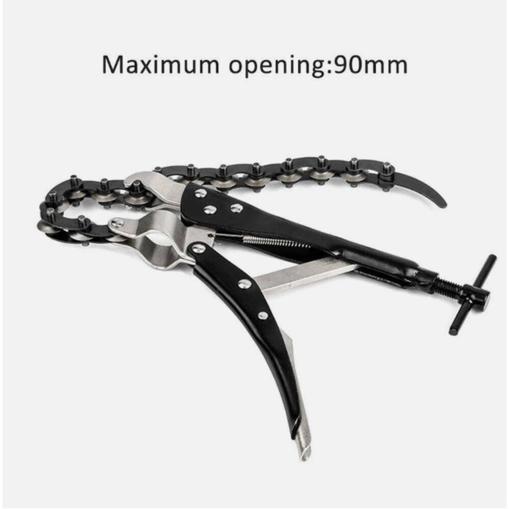 Support Pan European：Pipe Cutter Exhaust Pipe Cutter 18-90mm Chain Pipe Cutter Pipe Wrench