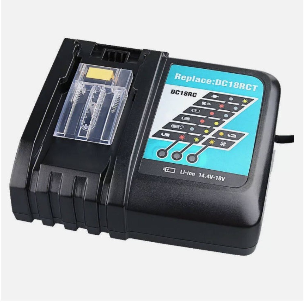 Support Pan European：Charger DC18RC For Makita Fast Charger 18V Li-Ion 14.4-18V Battery Brand New
