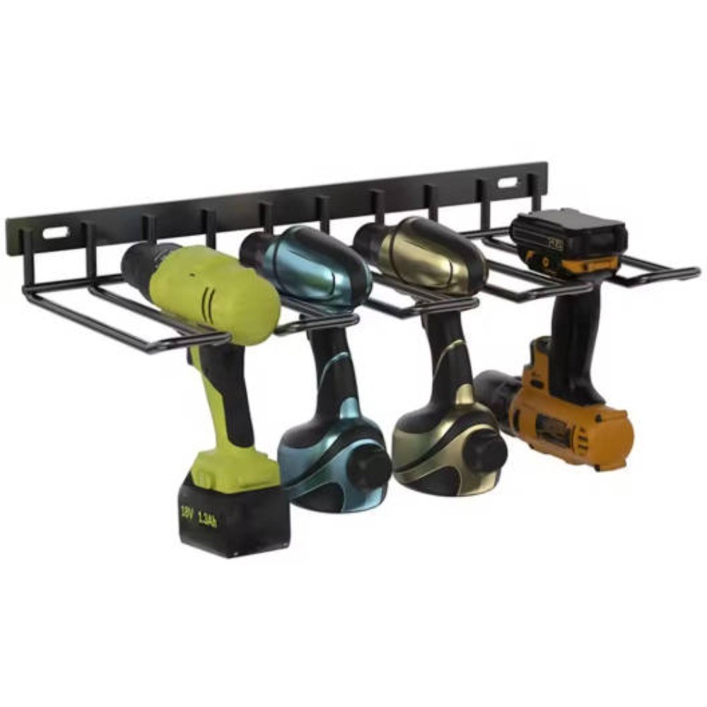 Support Pan European：Tool Holder Wall Mount Tool Rack Tool Organizer For Electric Drill