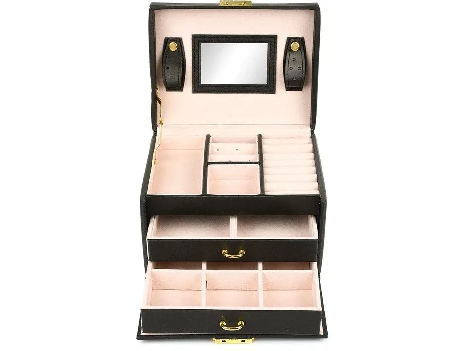 Support Pan European：Jewelry Box Jewelry Case Jewelry Box Storage Box Jewelry Casket DE