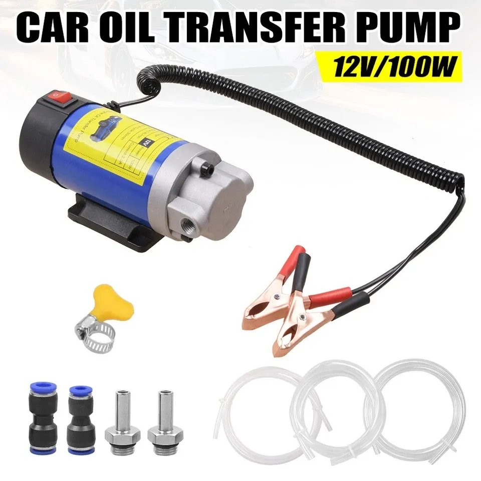 Support Pan European：12V 100W Diesel Pump Suction Pump Oil Suction Pump Oil Pump Oil Change Pump 1-4L/min