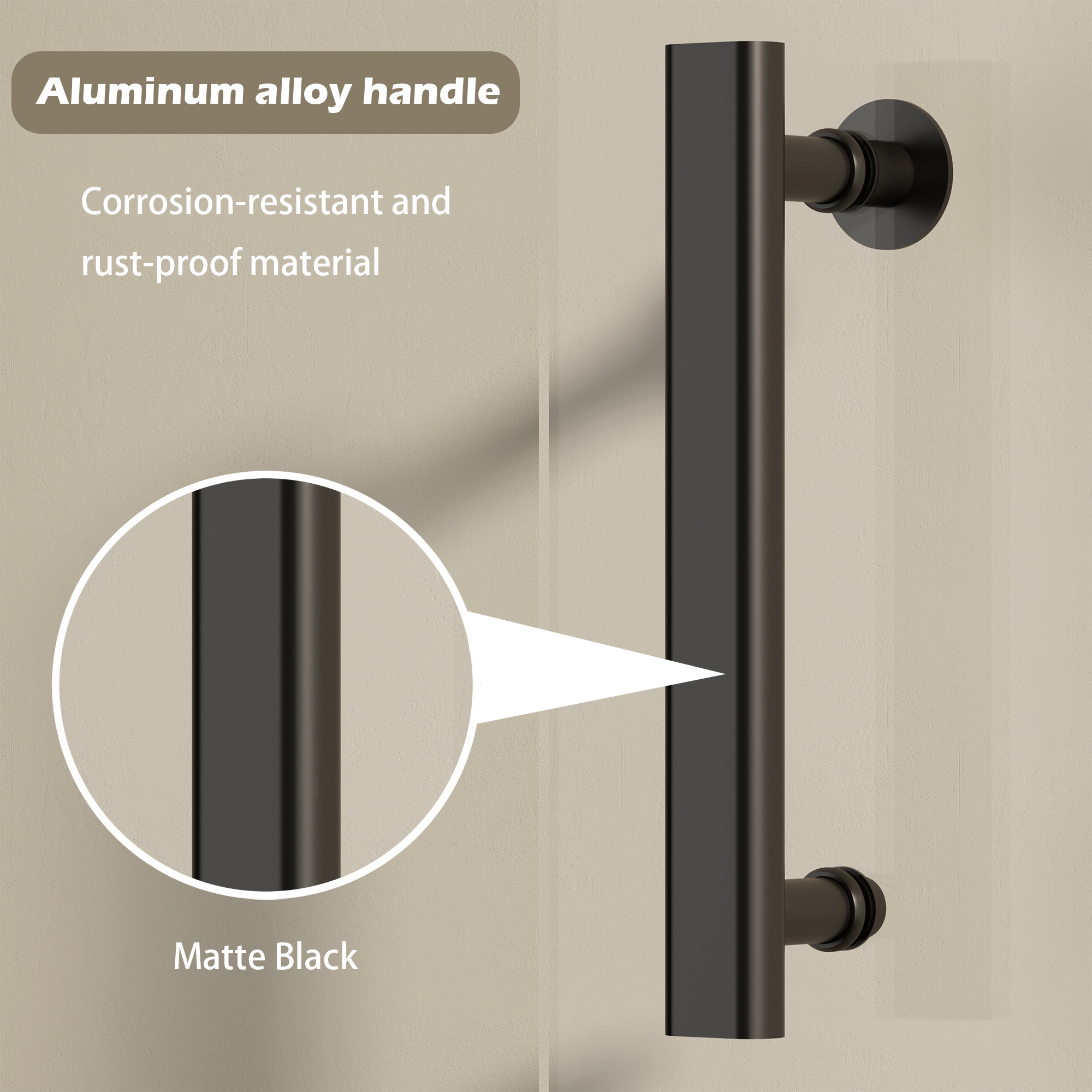 31-33 W  72 H Pivot Shower Door, 0.25  6mm  SGCC Clear Tempered Glass Shower Door With Explosion Film, Nano Easy-Clean Coating, Reversible Installation, Matte Black