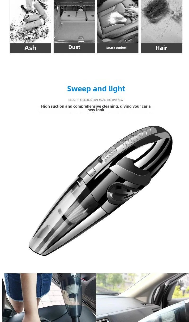 Support Pan European：120W Cordless Handheld Vacuum Cleaner Vacuum Cleaner Lithium Battery For Car Office Home
