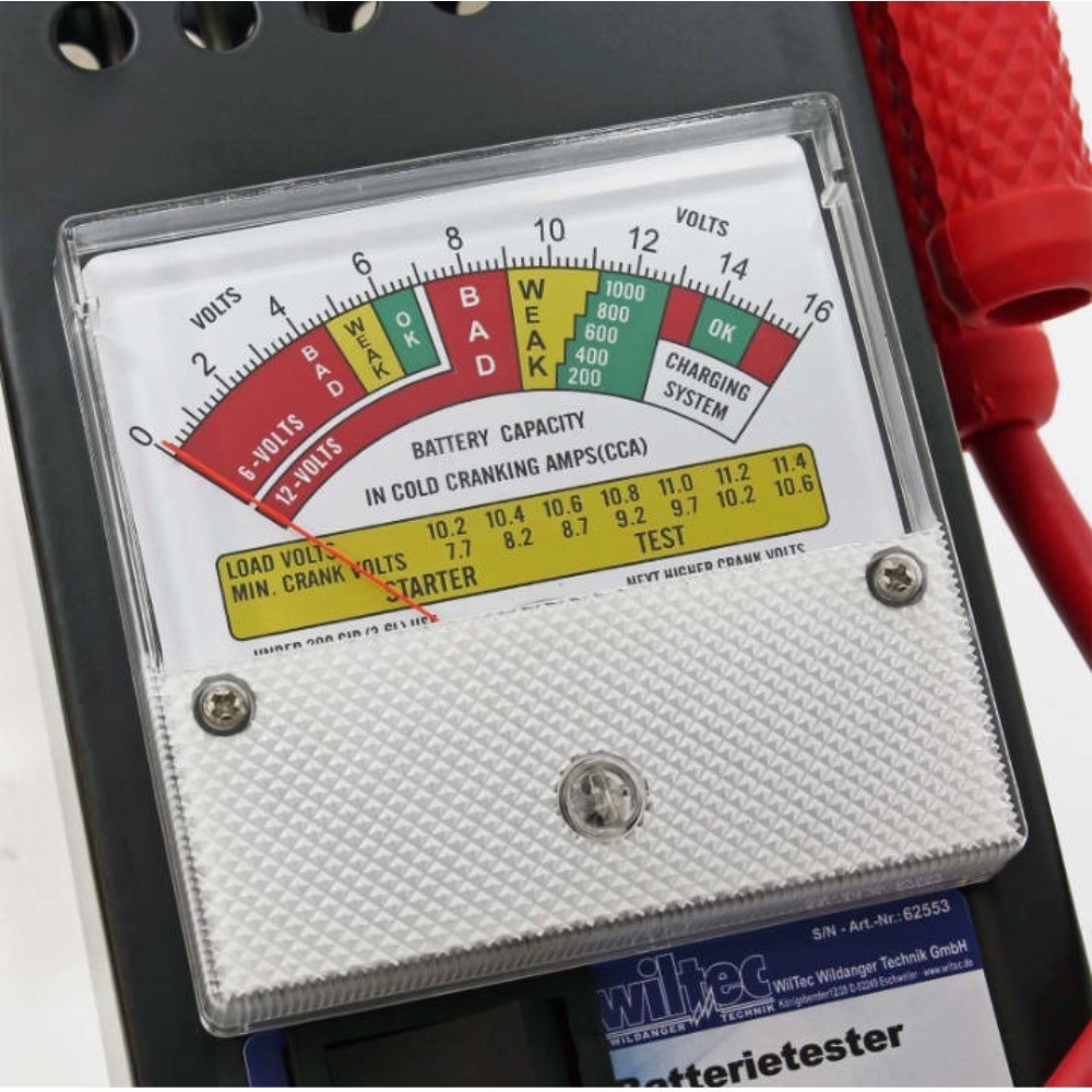 Support Pan European：Battery Tester 6/12V Battery Tester Battery Battery Car Automotive Car Battery Charging Tester