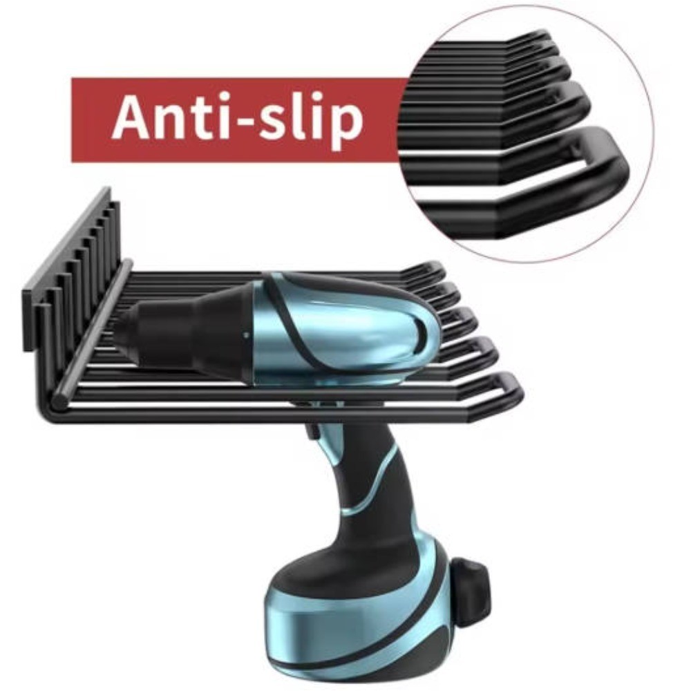Support Pan European：Tool Holder Wall Mount Tool Rack Tool Organizer For Electric Drill
