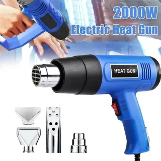 Support Pan European：2000W 2 Heating Levels Hot Air Blower Heat Gun Hot Air Dryer Hot Air Dryer
