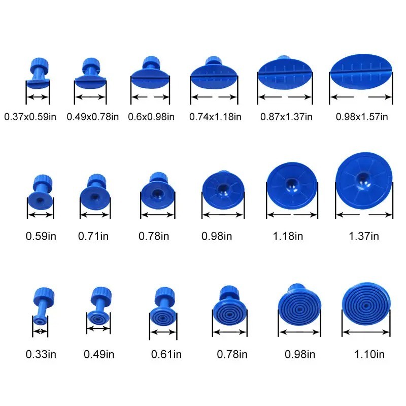 Support Pan European-65PCS DENT PULLER TOOL AUTO DENT REPAIR SET DENT LIFTER DENT REMOVAL TOOL KIT