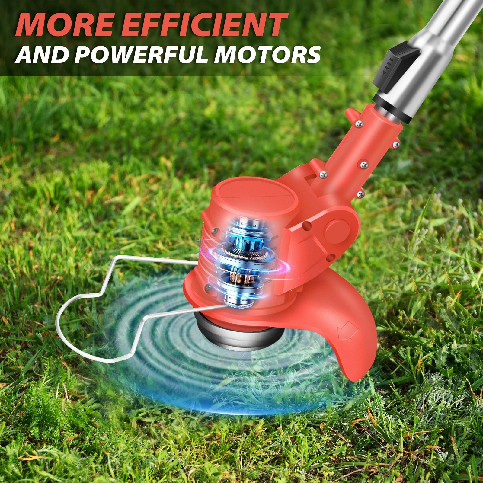 Support Pan European：Lawn Trimmer Trimmer String Trimmer Battery Grass Cutter Brush Cutter -Battery/Charger