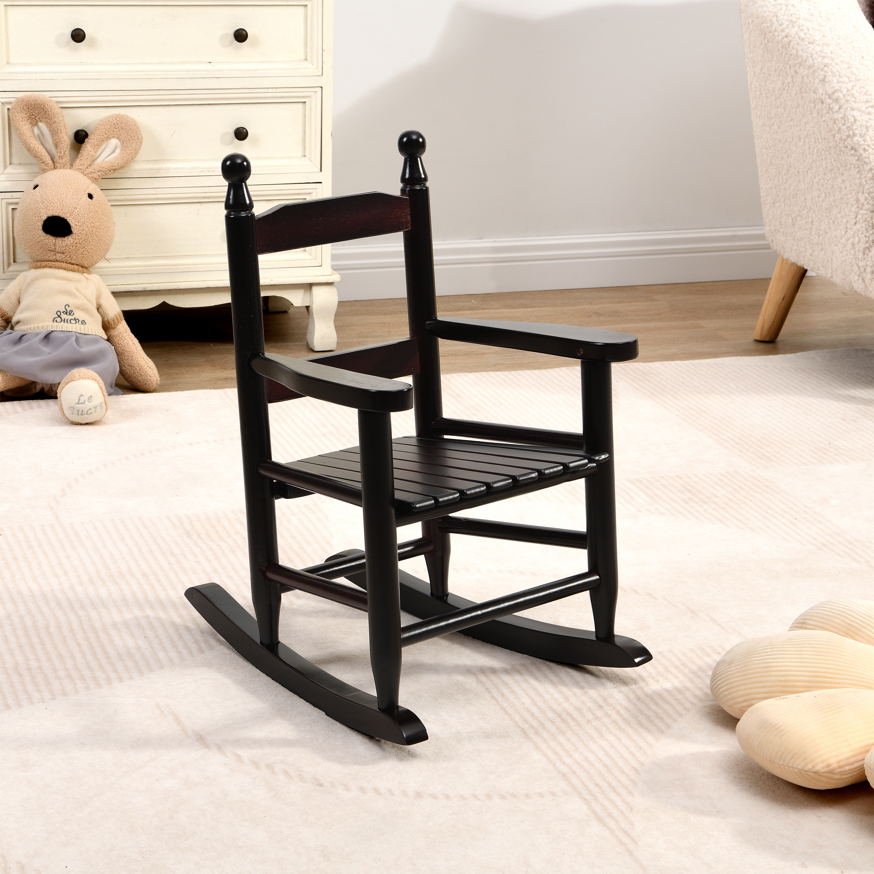 Children's Rocking Oak Chair- Indoor Or Outdoor -Suitable For Kids-Durable ESP - Image 1