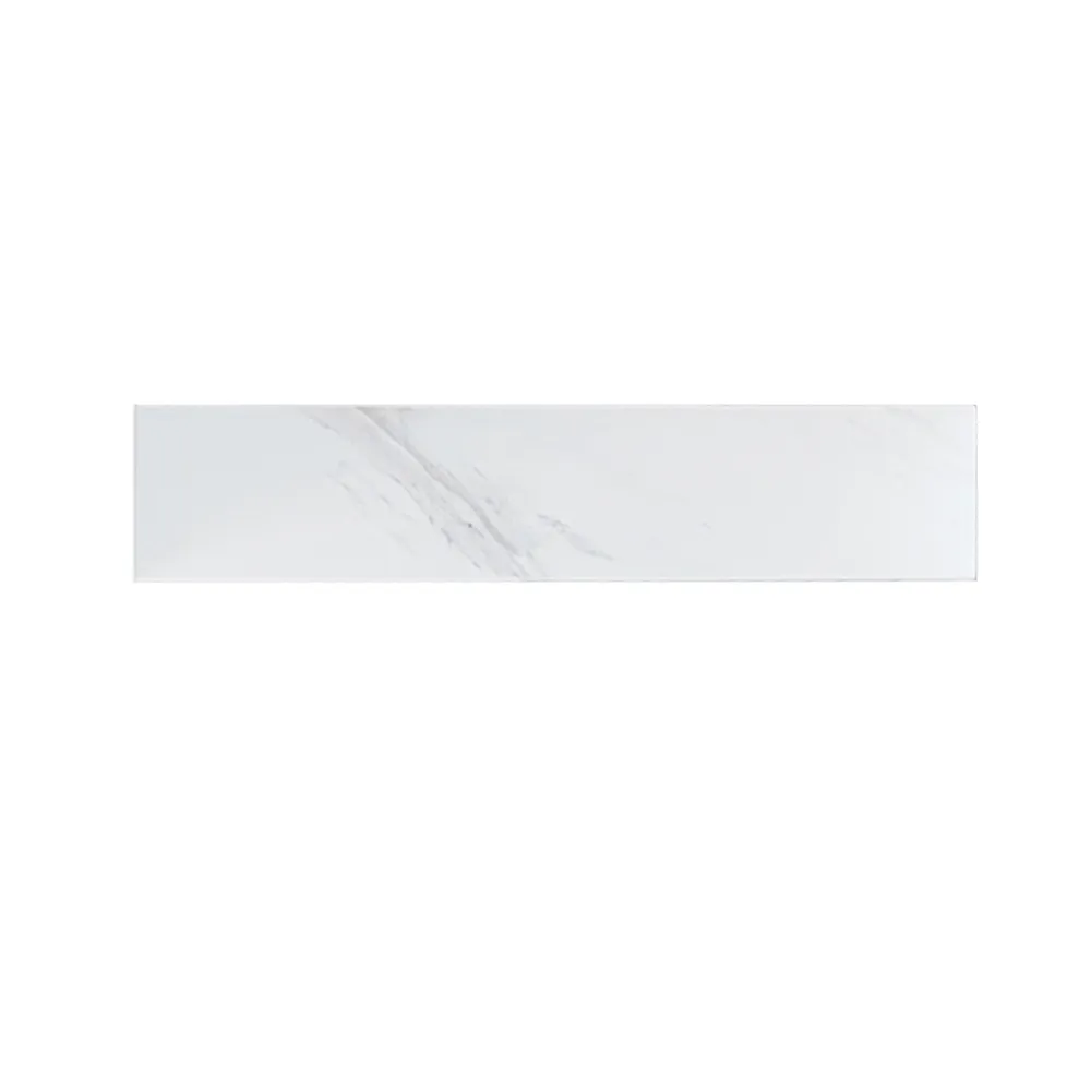 22 Inch Sidesplash   Bathroom Vanity Top With Backsplash  4 Height Backsplash  For Vanity Top  Bianco Carrara Venato