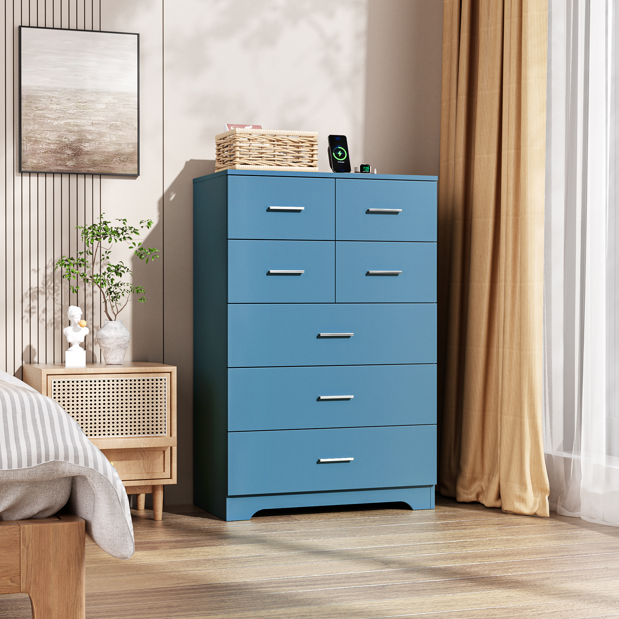 Wooden 7-Drawer Storage Cabinet, picture 3 of 4