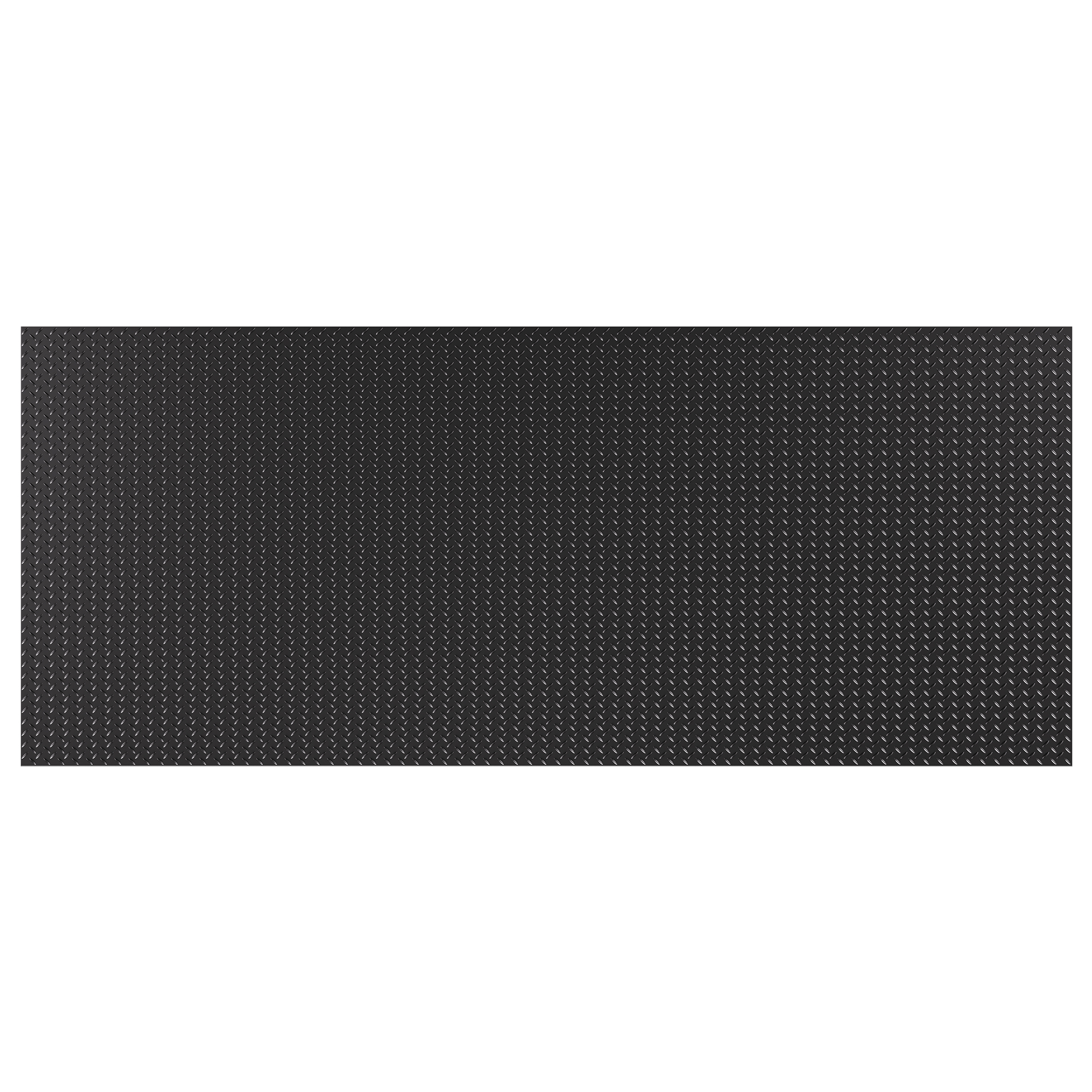 Thickened Diamond 4 Ft. X 10 Ft. Black PVC Garage Flooring Rolls 40 Sq. Ft. - Image 1