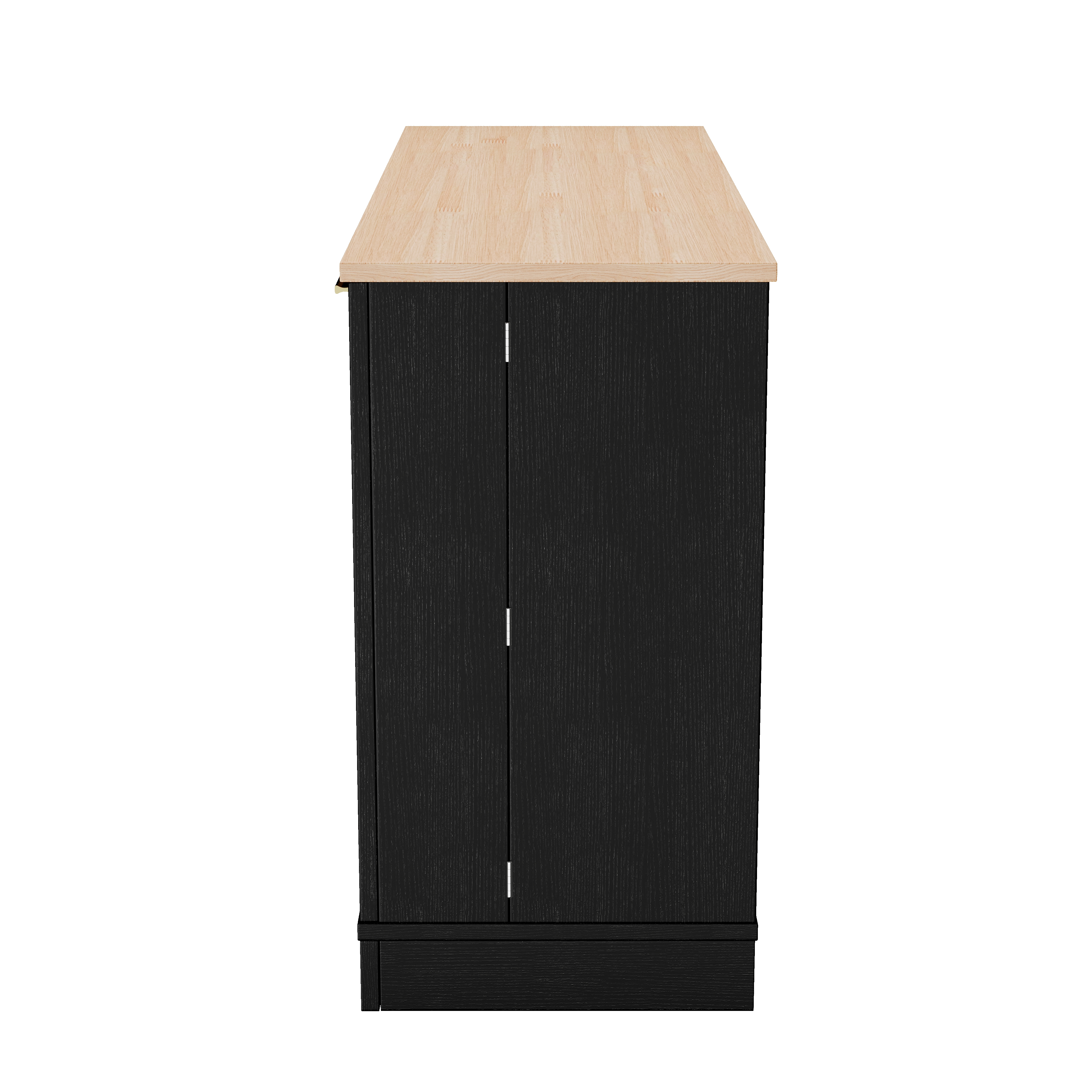 Trexm Multi-functional Sideboard With Extendable Dining Table_voghion.com