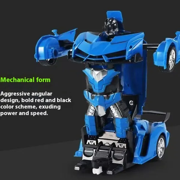 Transforming Car Robot, One-Button Deformation R Or C Toy Car, 1-18 Scale 360' Rotating Drifting, Toys Suitable For Kids Over 3 Years Old, Educational Toys, Children's Day Gift, Birthday