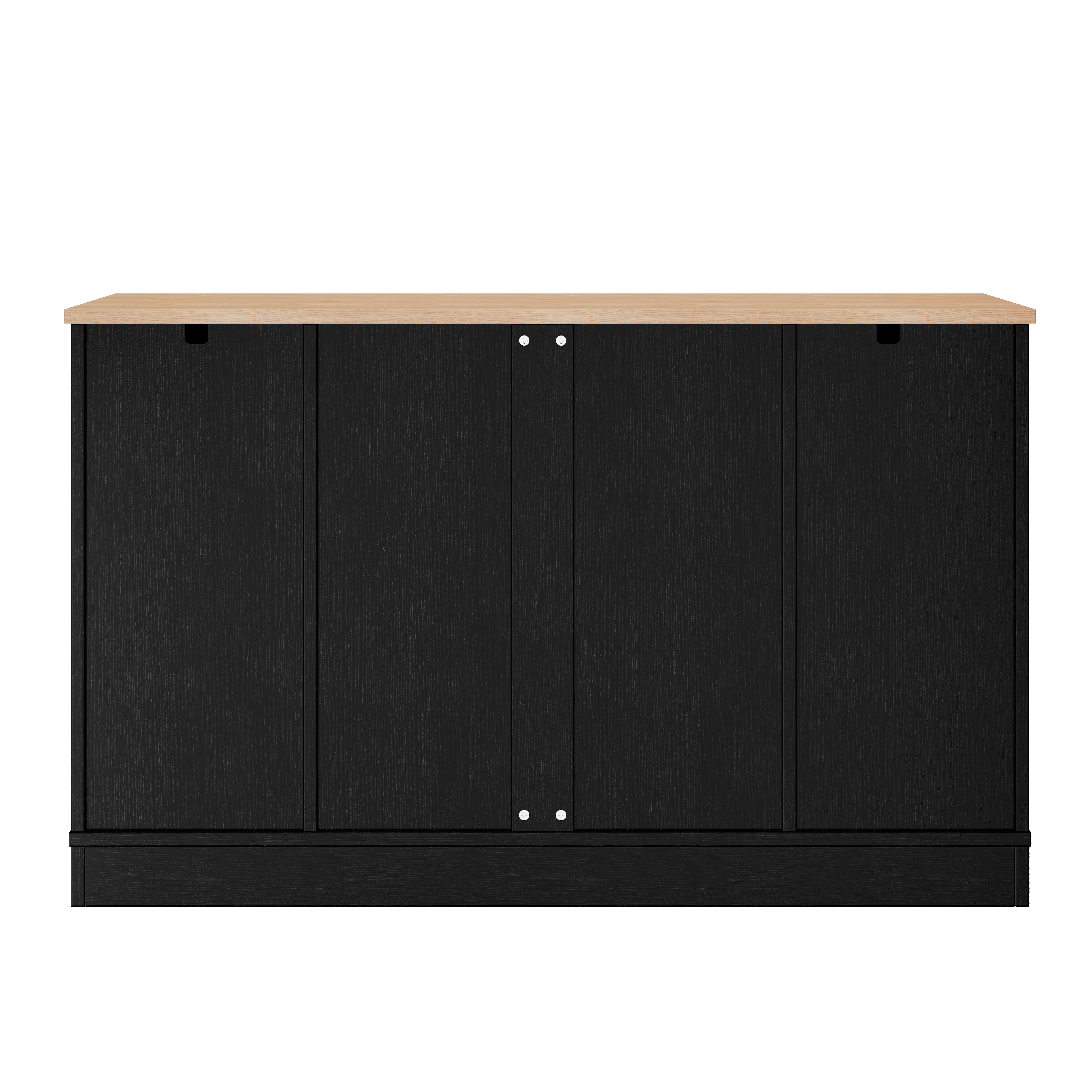 Trexm Multi-functional Sideboard With Extendable Dining Table_voghion.com