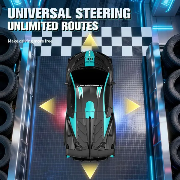 Transforming Car Robot, One-Button Deformation R Or C Toy Car, 1-18 Scale 360' Rotating Drifting, Toys Suitable For Kids Over 3 Years Old, Educational Toys, Children's Day Gift, Birthday