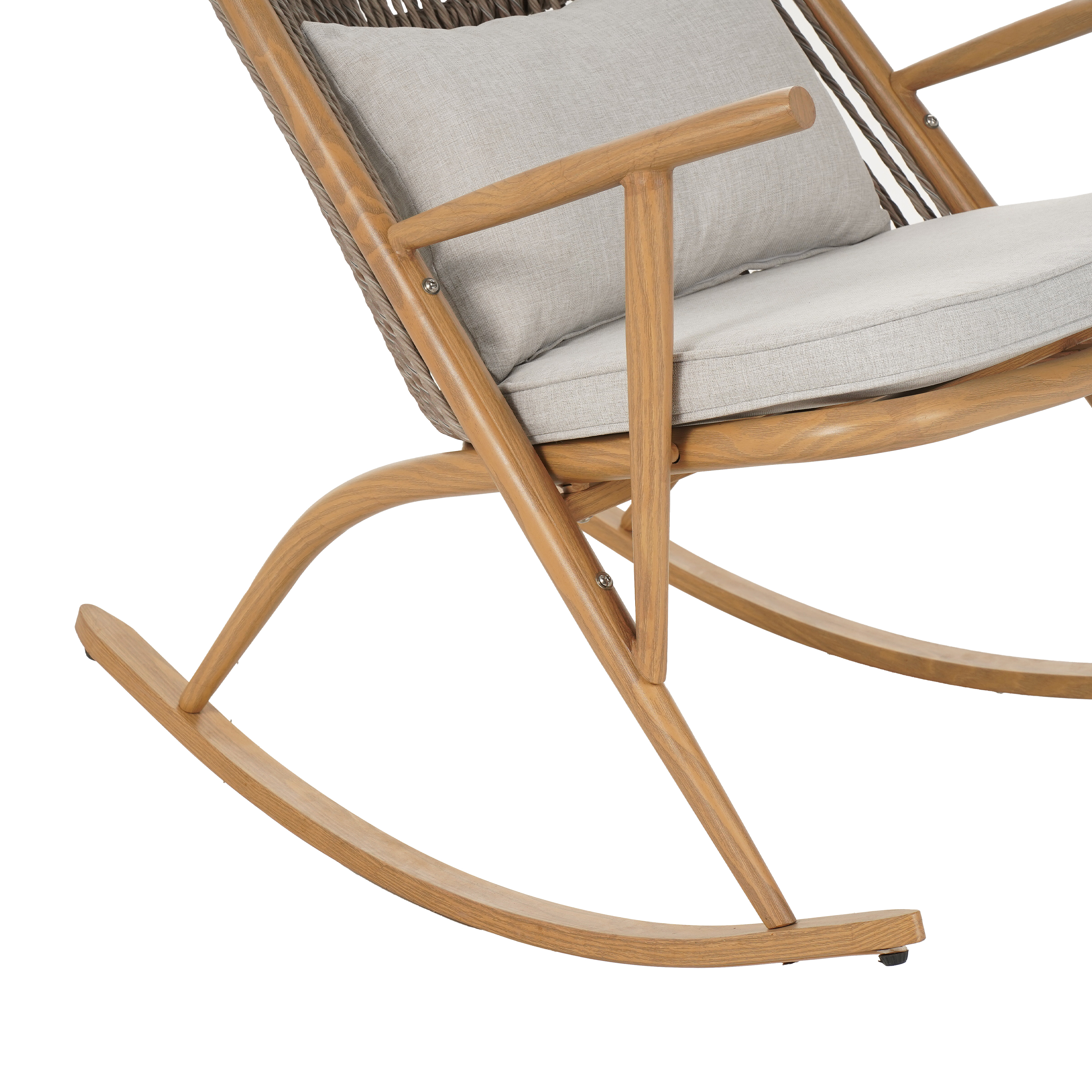 Outdoor PE Rattan Rocking Chair, picture 4 of 5