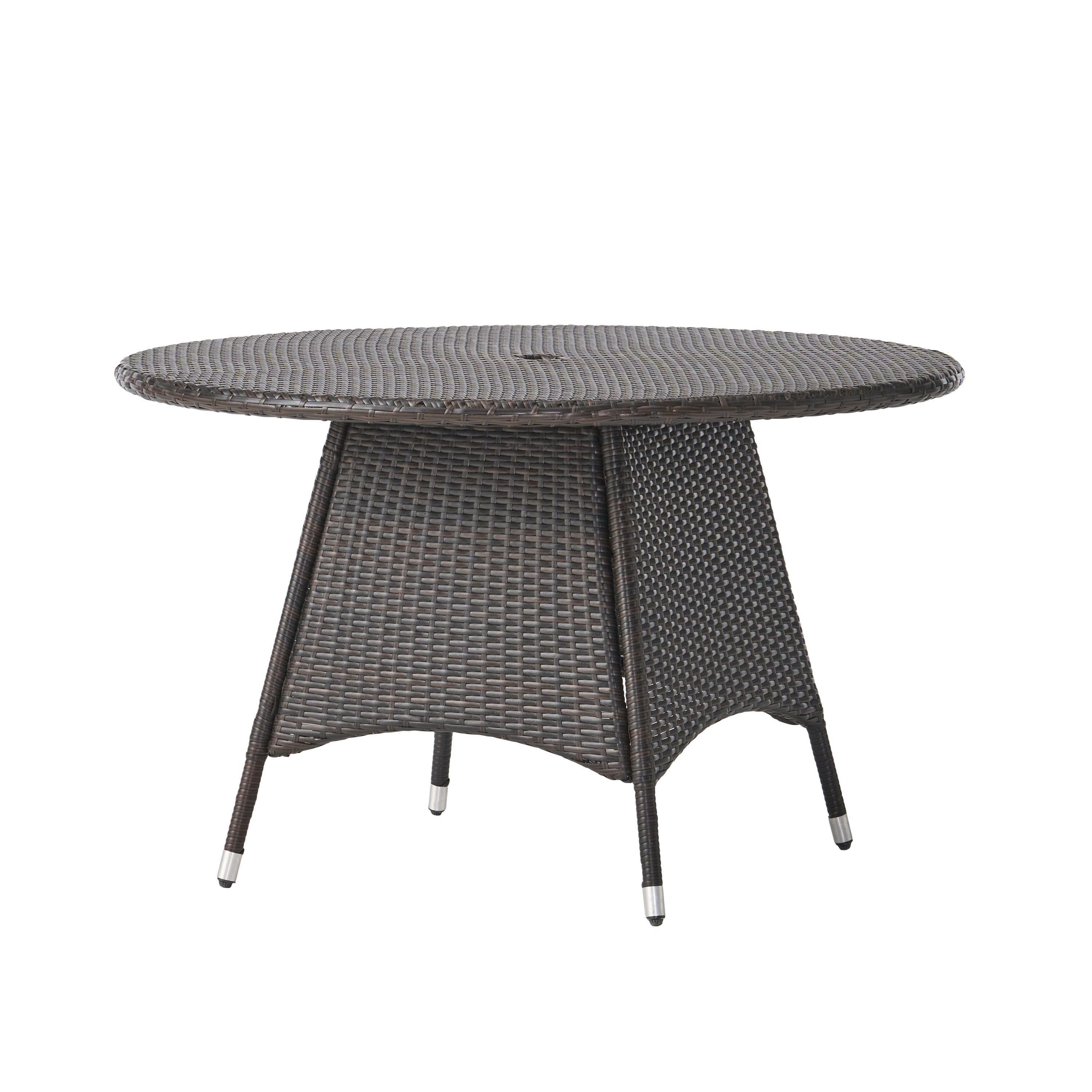 Round Wicker Dining Table
