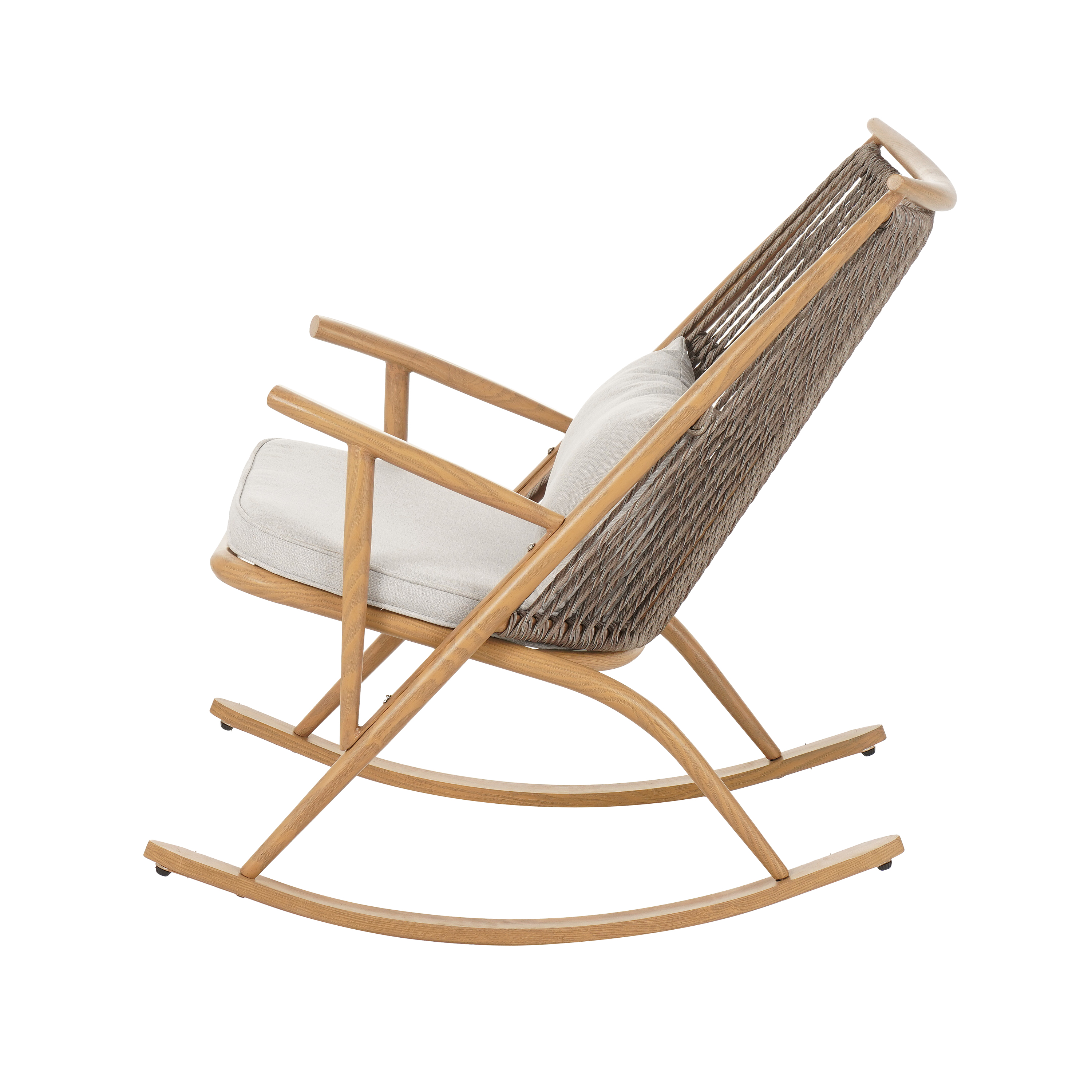 Outdoor PE Rattan Rocking Chair, picture 3 of 5