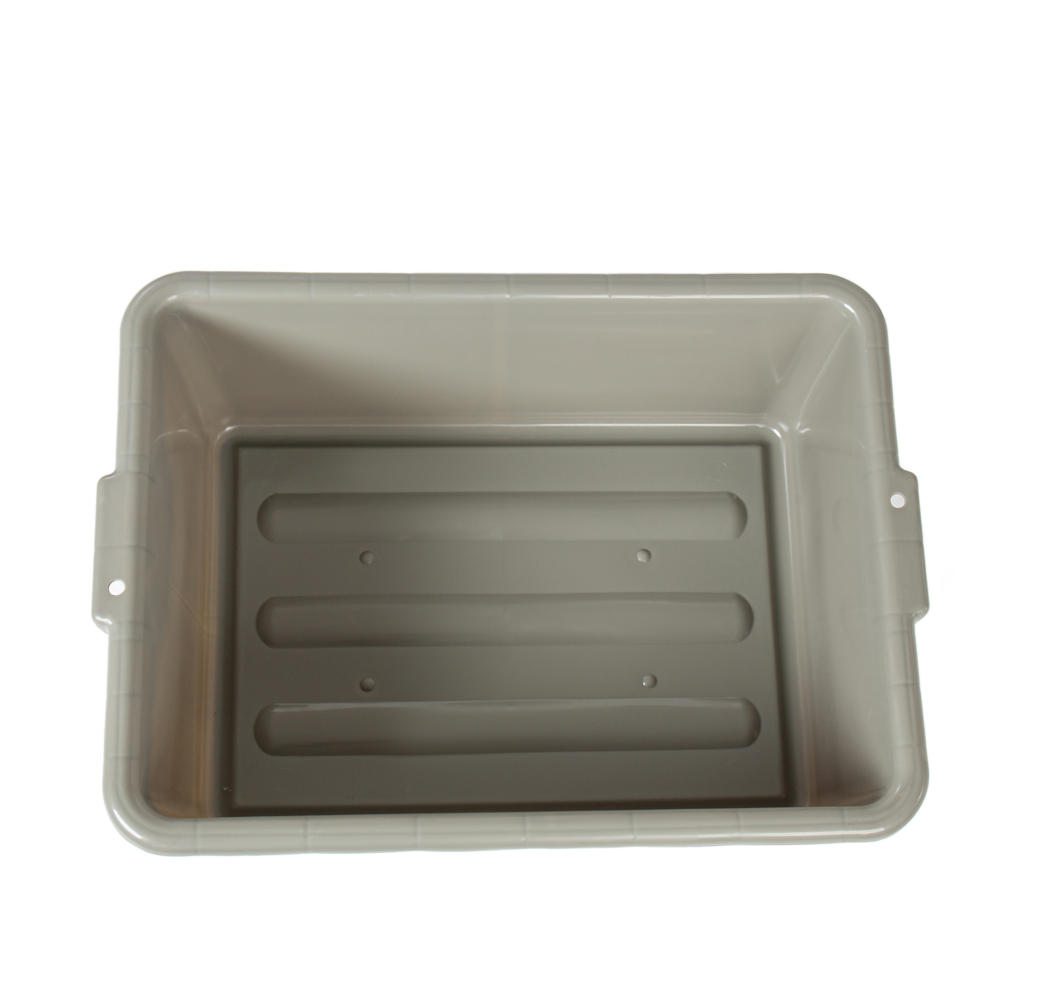 6-Pack 20  X 15  X 7  9 Gallon Meat Lug, Commercial Meat Tubs With Lids, Food Grade Plastic Bus Tubs, Heavy Duty Utility Container For Dishwashing, Kitchen Prep, Restaurant Storage, Gray