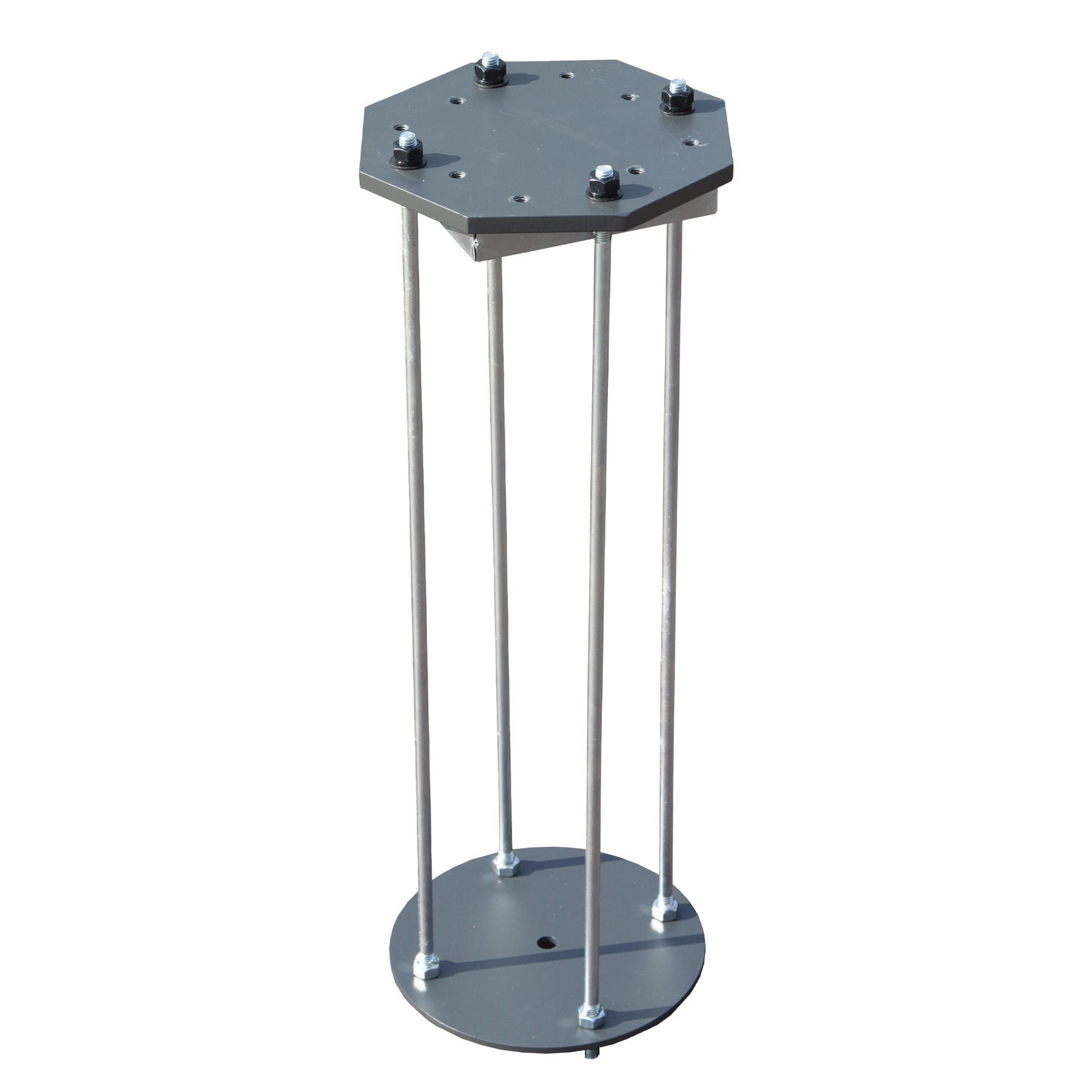 Patio Umbrella Base In Ground, Heavy-Duty Steel Construction For Stability, Supports Up To 700LBS, 7.8  X 7.8  X 22 - Image 1