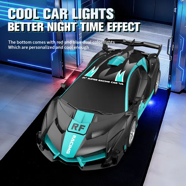 Transforming Car Robot, One-Button Deformation R&C Toy Car, 1-18 Scale 360' Rotating Drifting, Toys Suitable For Kids Over 3 Years Old, Educational Toys, Children's Day Gift, Birthday