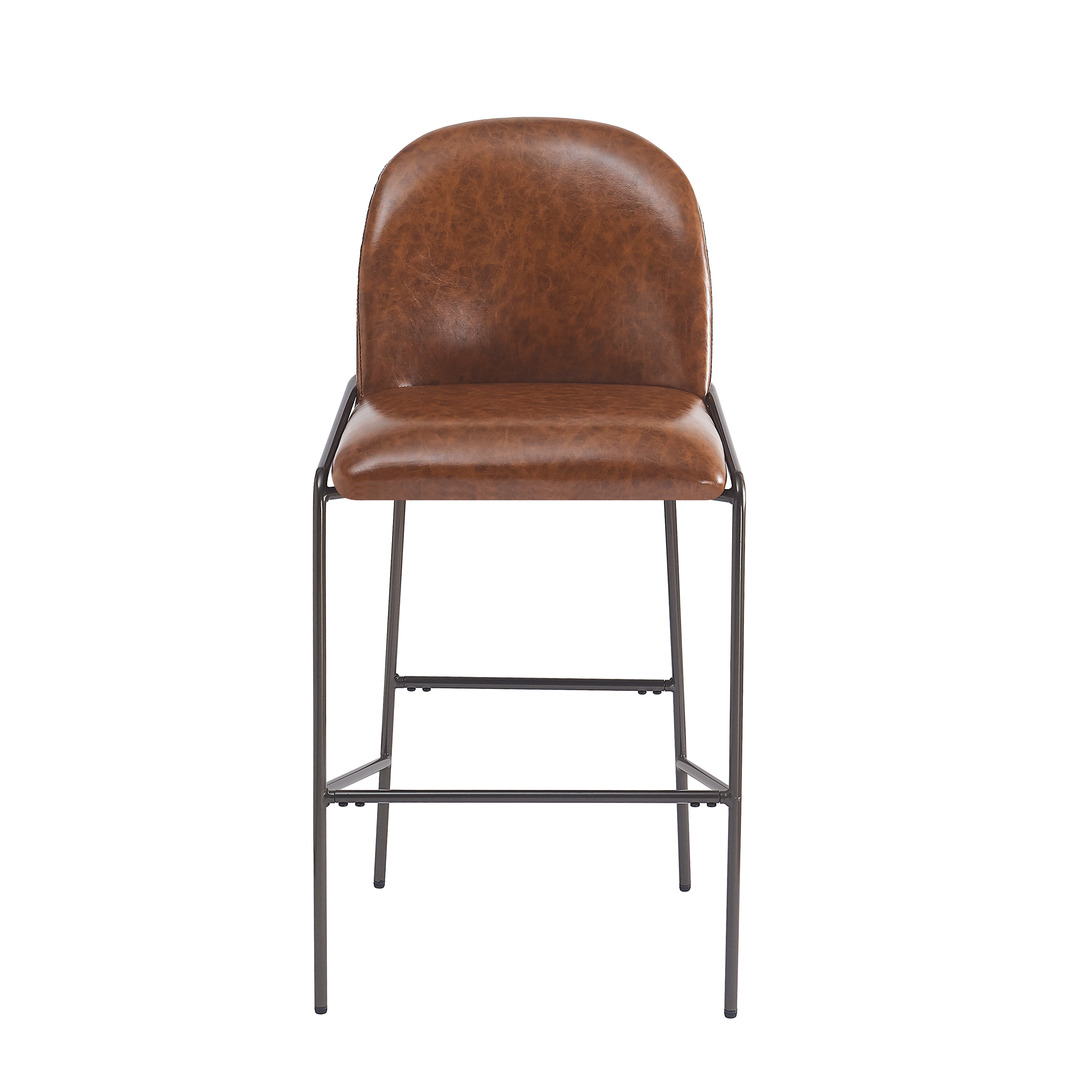 Metal Upholstered Barstool Set, picture 3 of 5