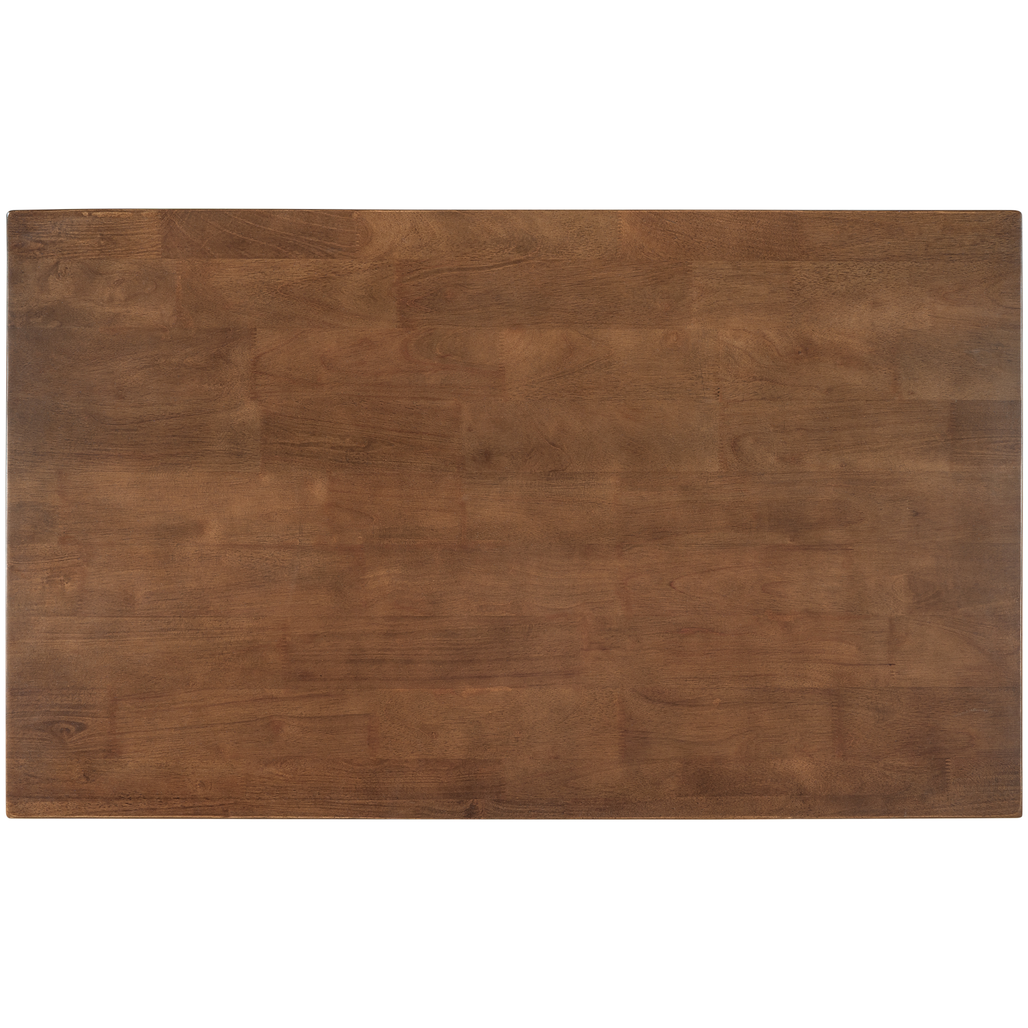 Rustic Solid Wood Kitchen Island With Butcher Block Top Walnut_voghion.com