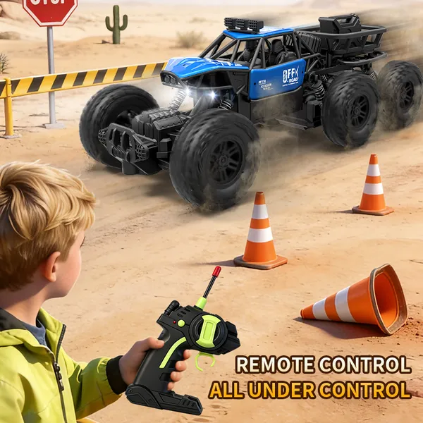 All-terrain Electric Toy Car, Alloy Car, 1-20 Scale Model Car, 2.4GHz R&C Off-road Car, High-speed Car, With Headlights And Shock Absorption, Birthday Gifts For Kids Over 3 Years Old