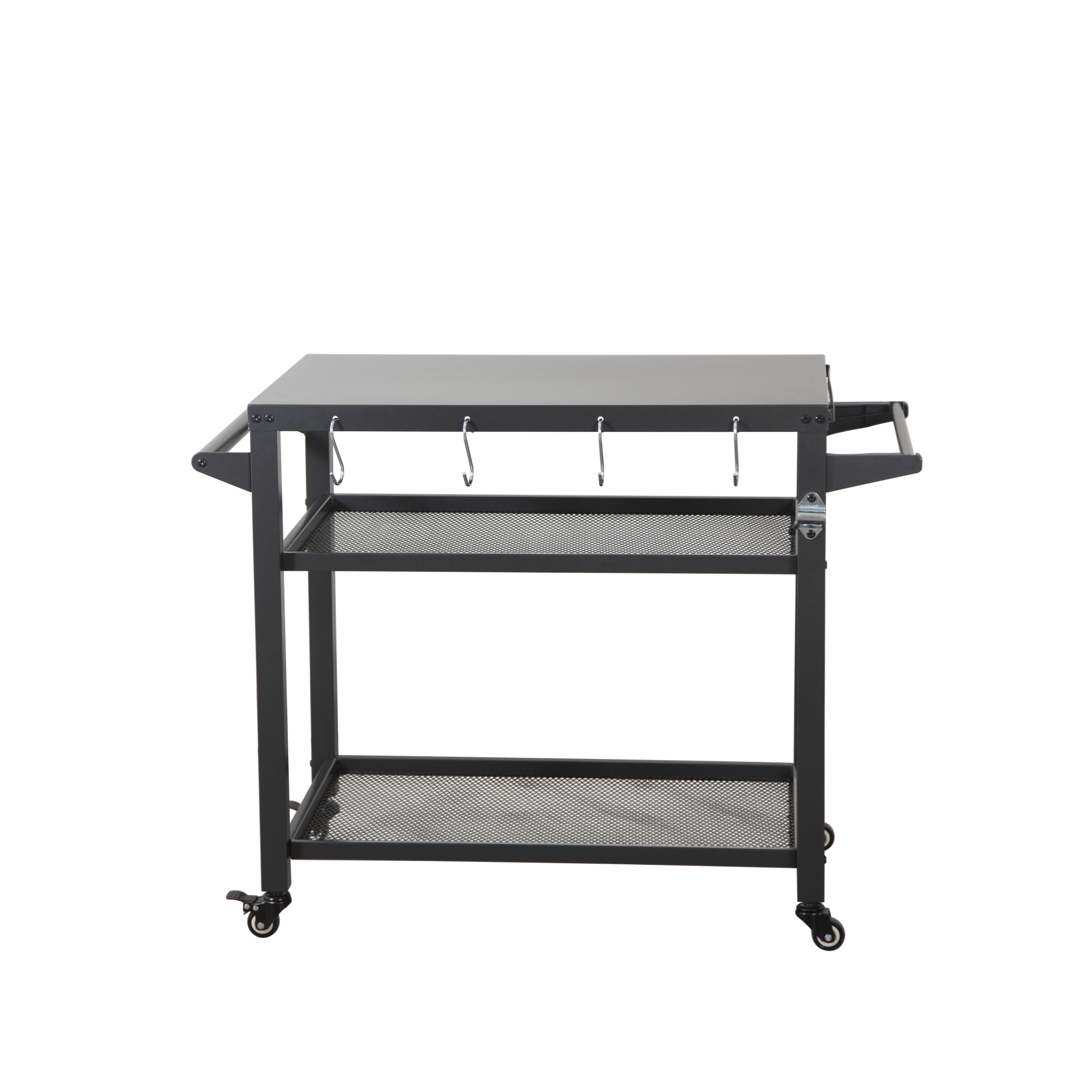 3-Shelf Grill Table Cart