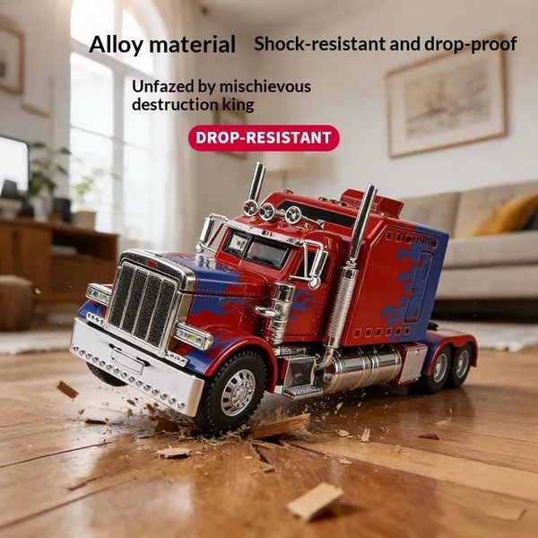 Rear Pull Truck -1-24 Ratio Collectible Alloy Model Car Toy With Realistic Design, Detailed Wheels And Chrome Elements, Perfect Gift For Young People, Birthday Present