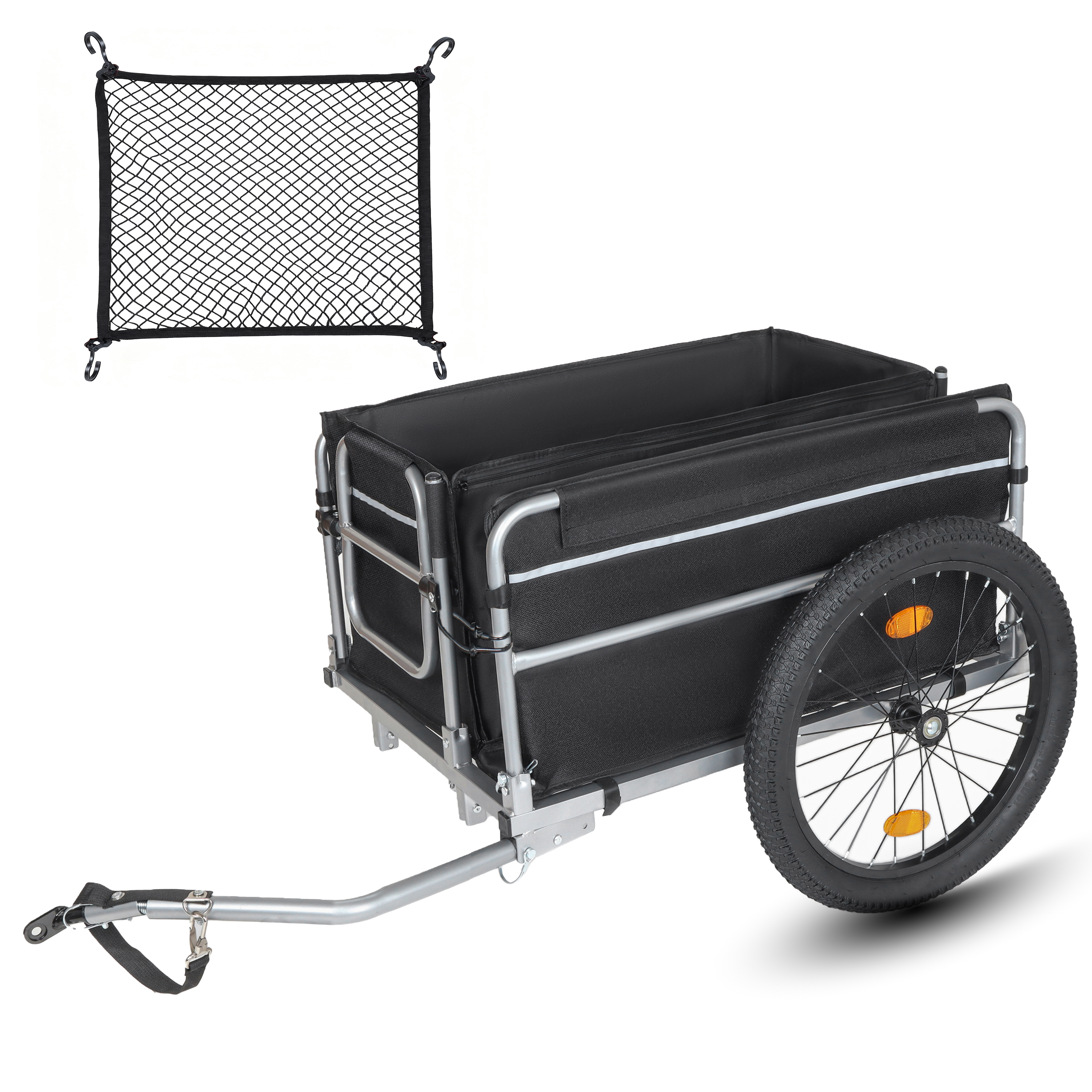 Heavy-duty Bicycle Cargo Trailer For Camping And Grocery Hauling_voghion.com