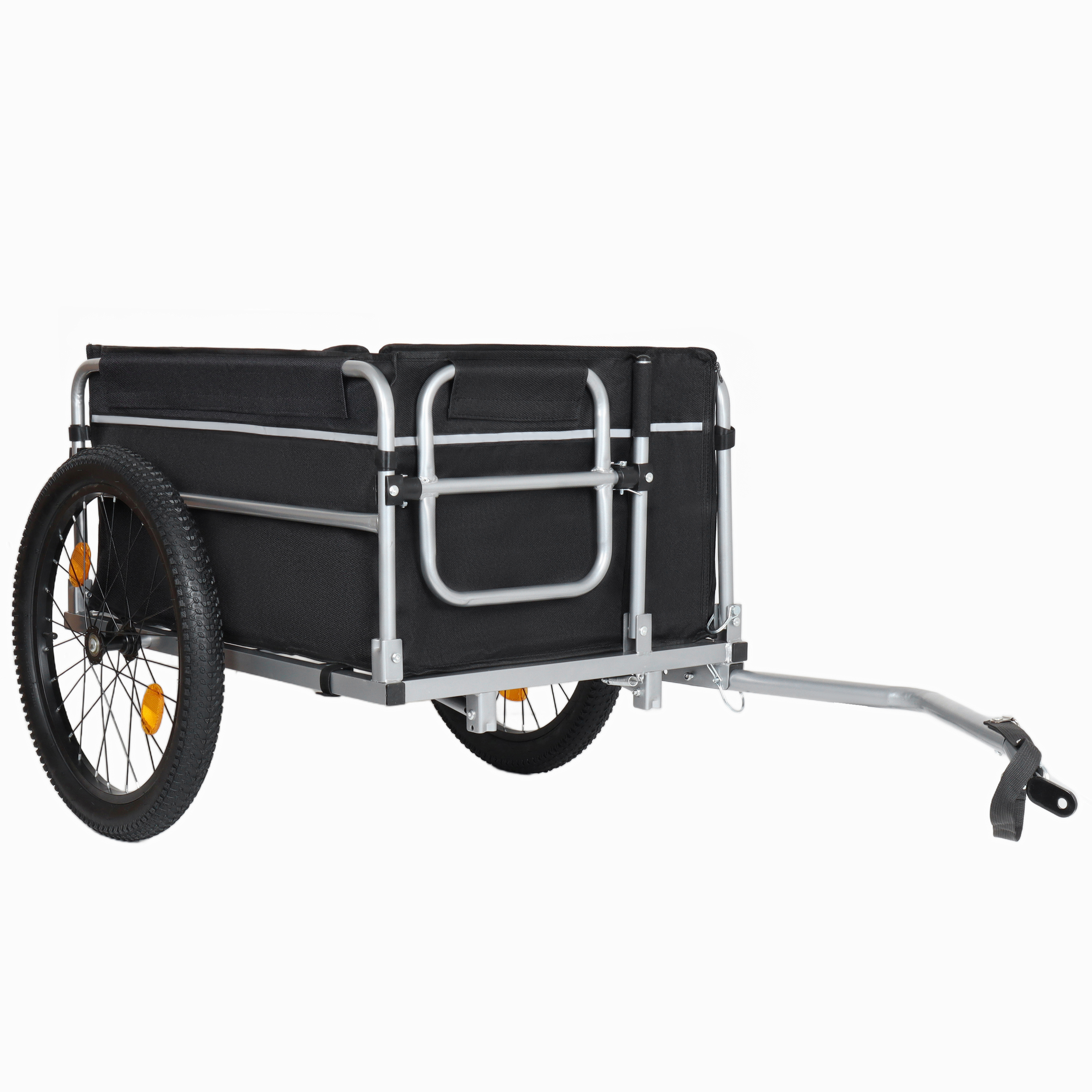 Heavy-duty Bicycle Cargo Trailer For Camping And Grocery Hauling_voghion.com