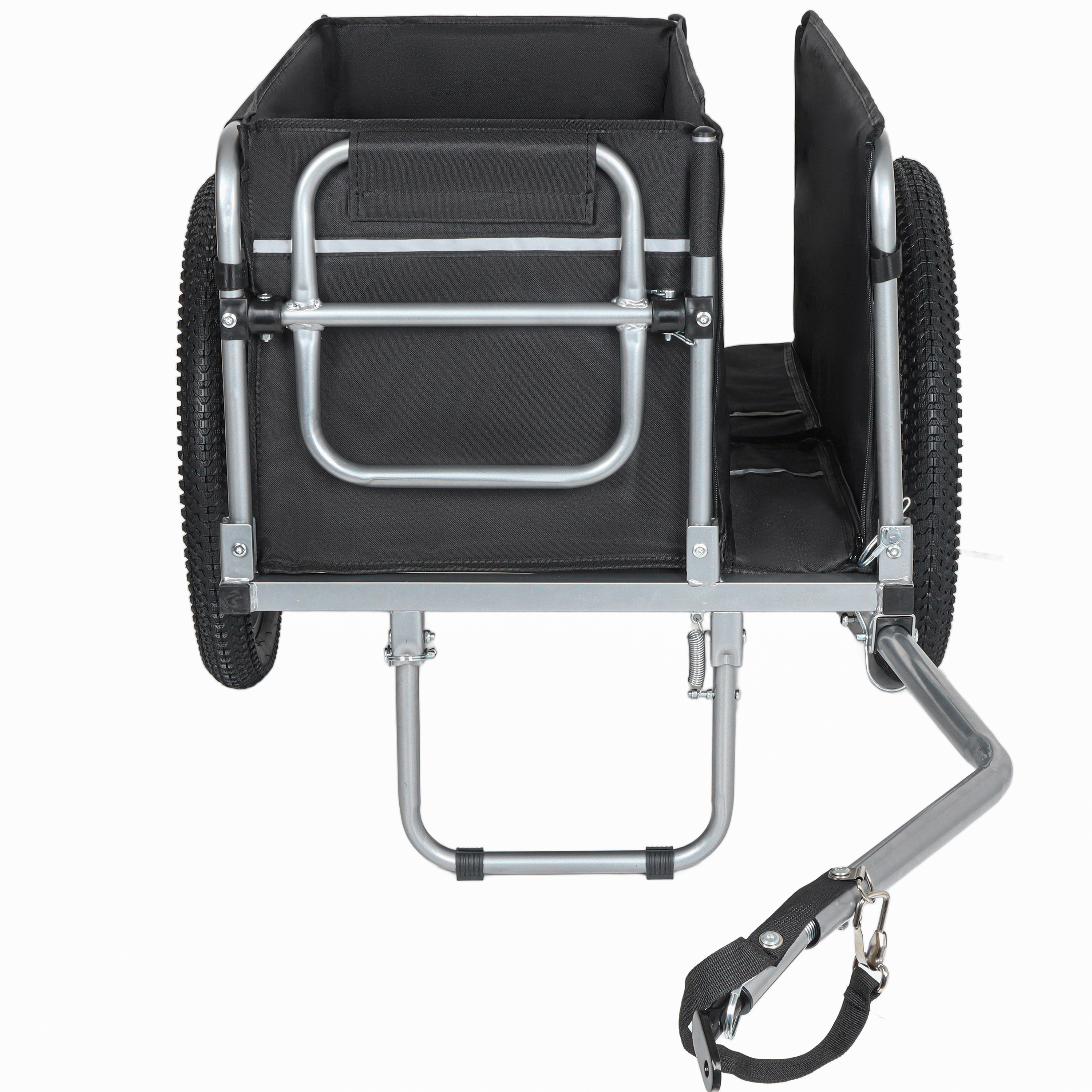 Heavy-duty Bicycle Cargo Trailer For Camping And Grocery Hauling_voghion.com