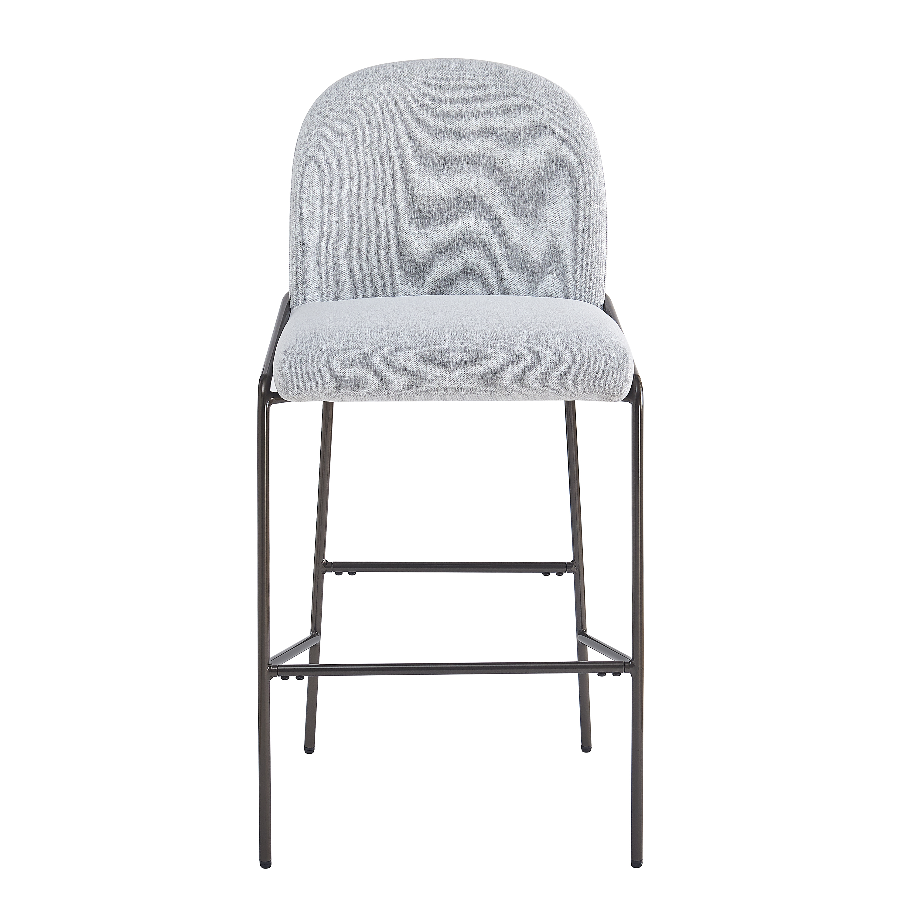Metal Upholstered Barstool Set, picture 3 of 4