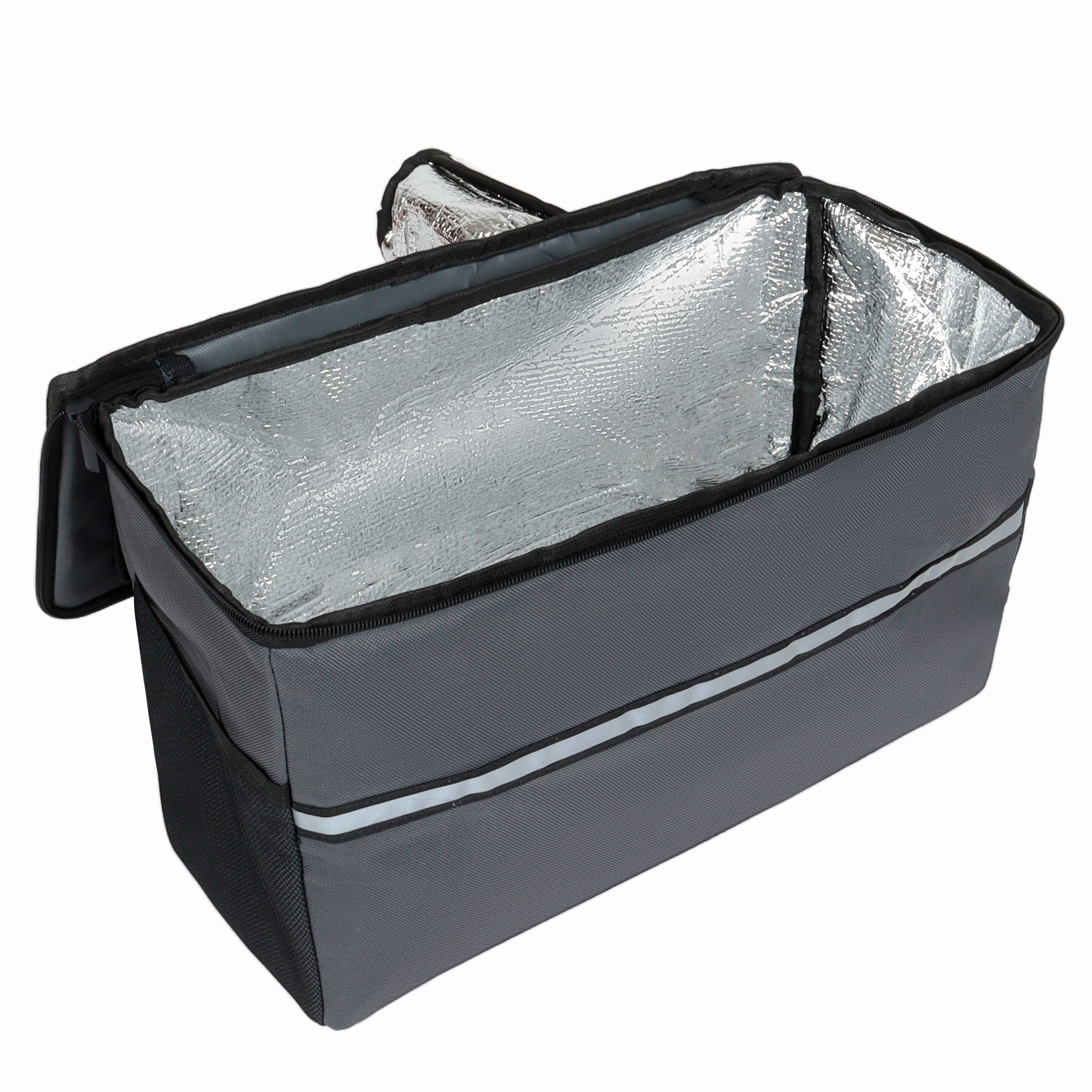 3- In- 1 Folding Wagon With Bench Seat - Patent Protection Includes 1 Ice Pack 500lbs Capacity 9 X4 Beach Tires For Camping & Beach Gray 5dd32557 F870 408b 84e2 9efaa075553f