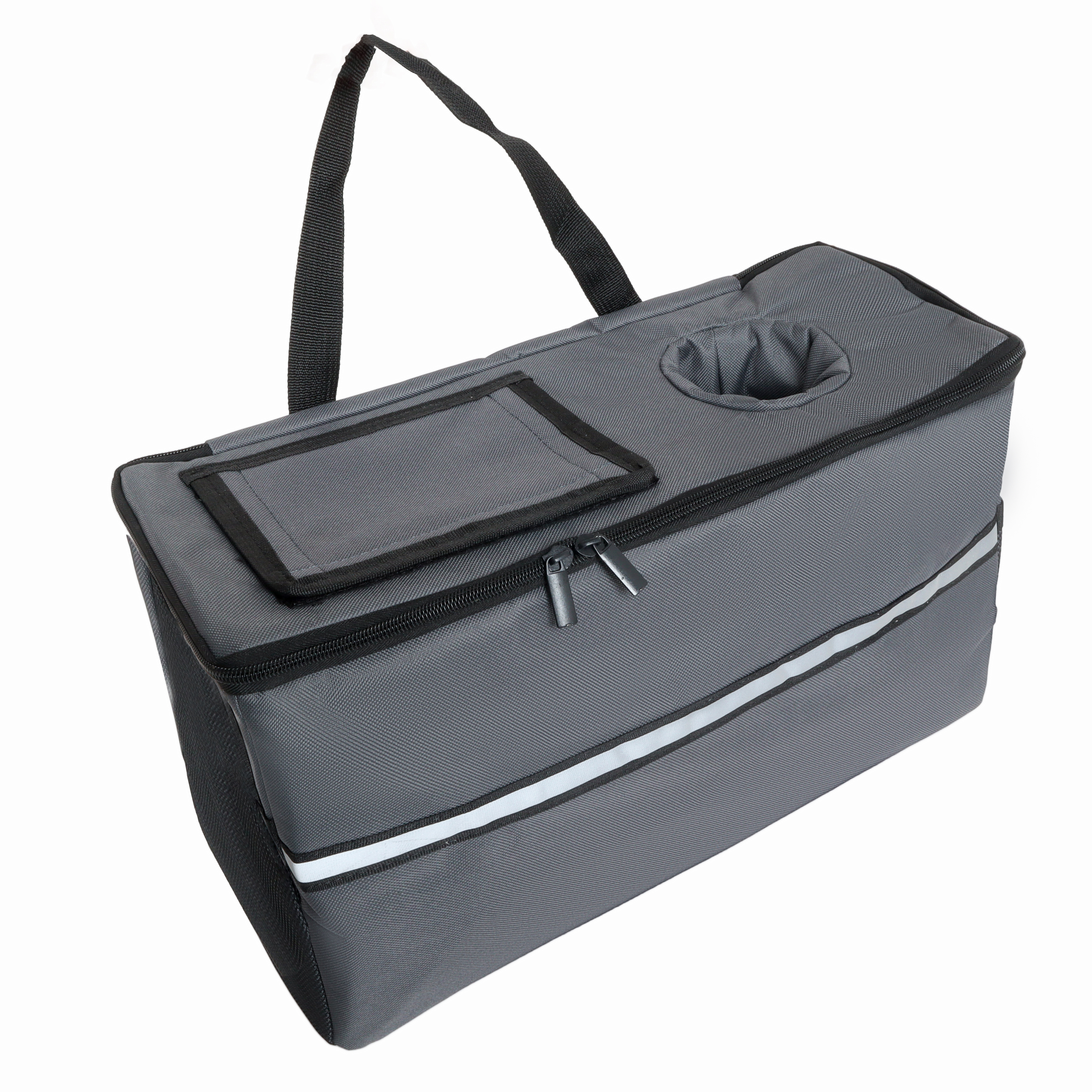 3- In- 1 Folding Wagon With Bench Seat - Patent Protection Includes 1 Ice Pack 500lbs Capacity 9 X4 Beach Tires For Camping & Beach Gray 68aefdeb F87f 4522 Ac8b C37e3a0c2b1b