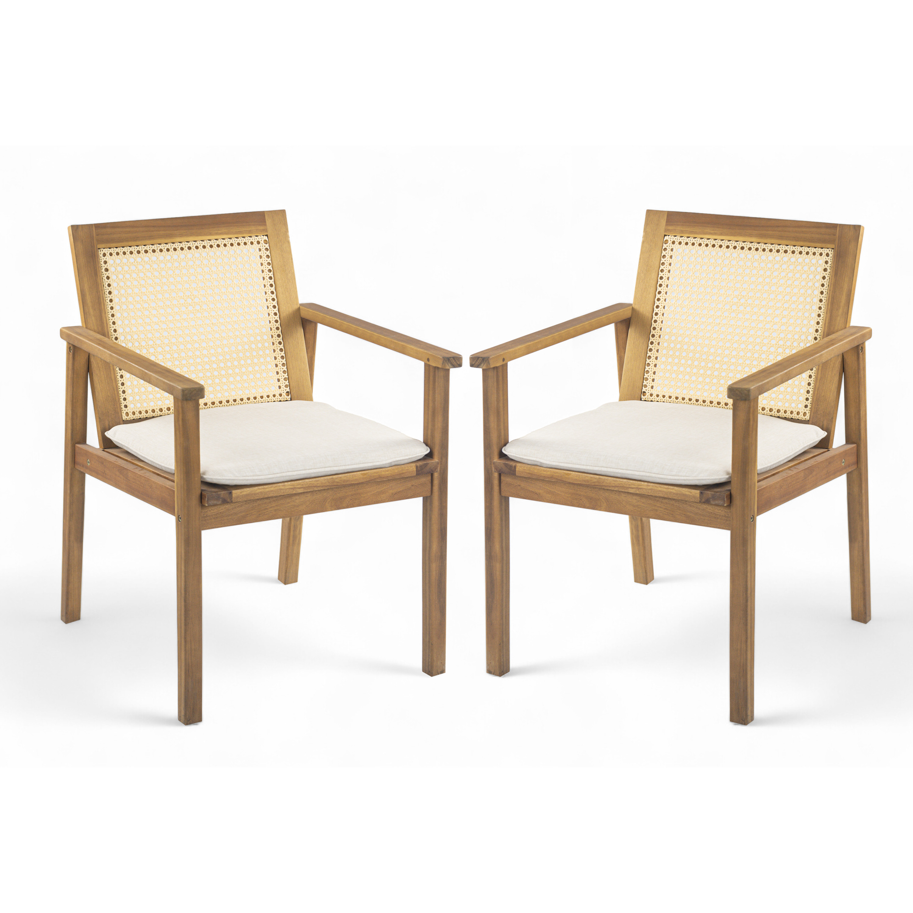 Acacia Outdoor Dining Chair Set